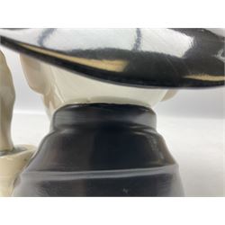 Grayshott Pottery limited edition Terry Pratchett character jug 184/1500, with certificate, H19cm