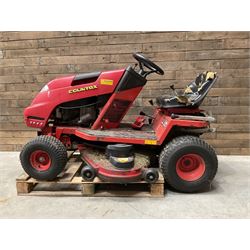 Countax K18 Twin ride on lawnmower 42” cut, with trailer and attachment 