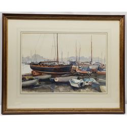 Cyril Harry Mason (British 1928-2012): 'Birdham' Harbour, watercolour signed, titled verso 36cm x 51cm