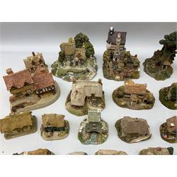 Forty six Lilliput Lane model cottages, to include 'Convent in the Woods', 'Holme Dyke' 'Secret Garden' etc