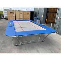 EuroTramp professional folding trampoline, 5m x 3m x 110cm high - THIS LOT IS TO BE COLLECTED BY APPOINTMENT FROM DUGGLEBY STORAGE, GREAT HILL, EASTFIELD, SCARBOROUGH, YO11 3TX