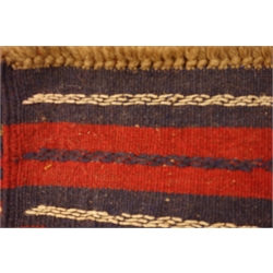  Meshwani red and blue ground runner rug, 250cm x 62cm  