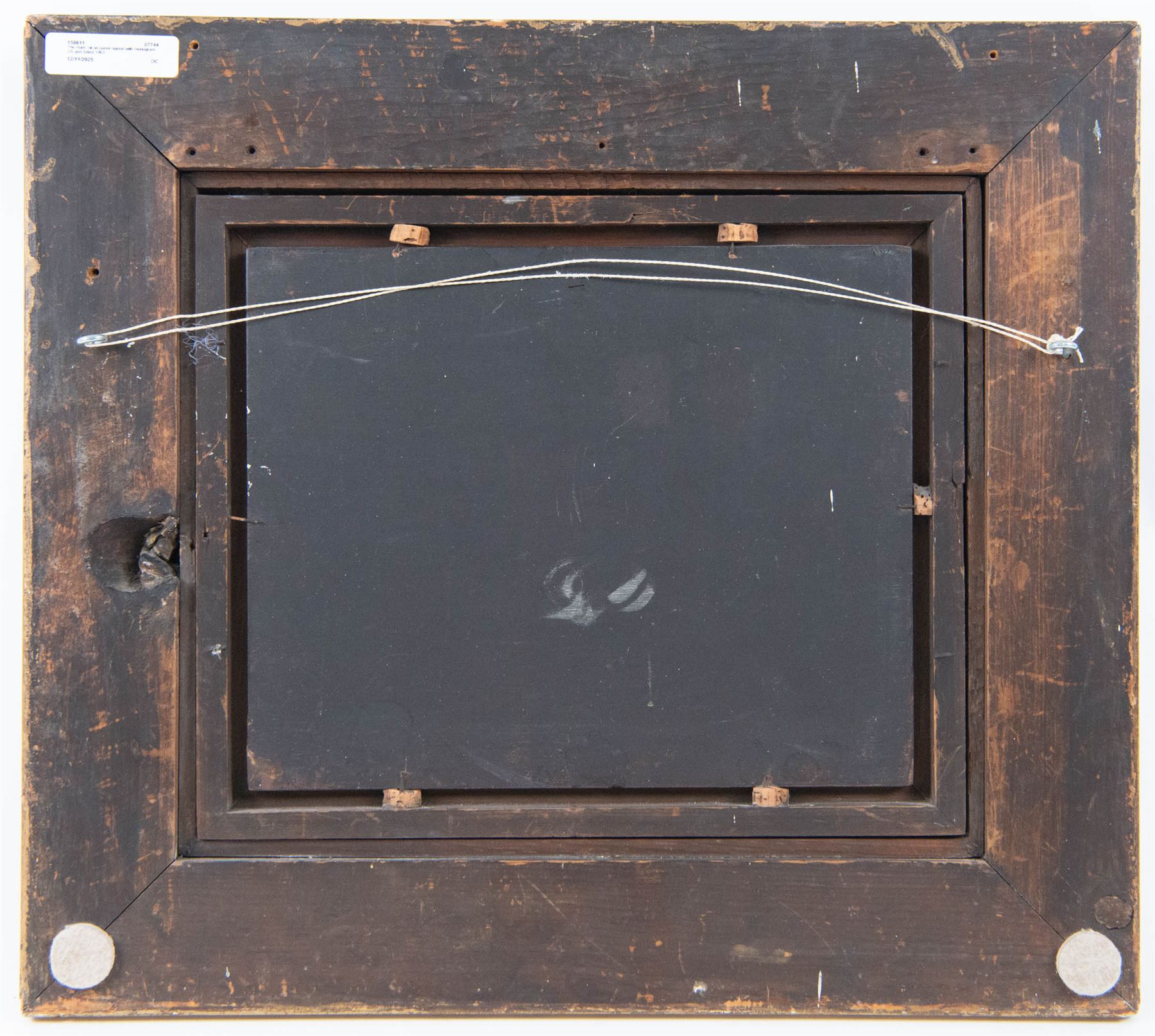 After Samuel Henry Alken (British 1810-1894): The Steeplechase - Clearing a Hedge, oil on panel signed with monogram SA and dated 1863, 22cm x 27cm 