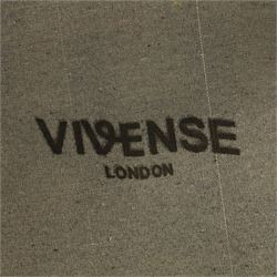 Pair of mid-20th century style chairs upholstered in terracotta fabric