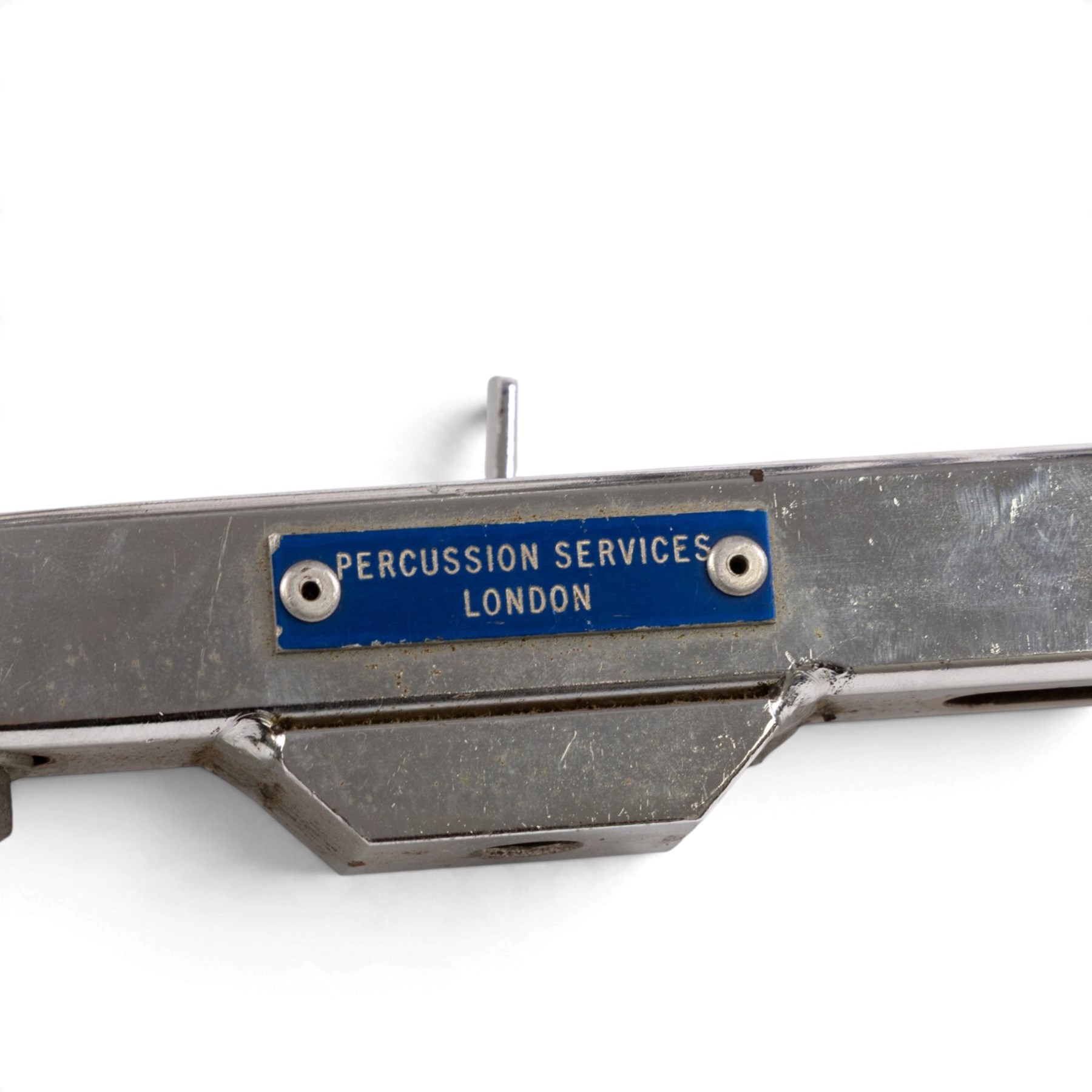 Set of four Remo Roto Toms, with Weather King CS batter heads and chrome tension frames, contained within a fitted carrying case