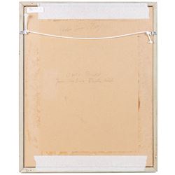 Owen Bowen (Staithes Group 1873-1967): Silver Street looking to Cliff Street 'Robin Hood's Bay', watercolour signed, titled verso 37cm x 27cm 
Provenance: from the artist's estate, inscribed verso