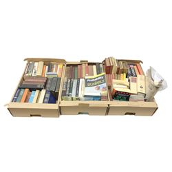 Collection of books, mainly non-fiction including Poetry, History, Literature ect in three boxes