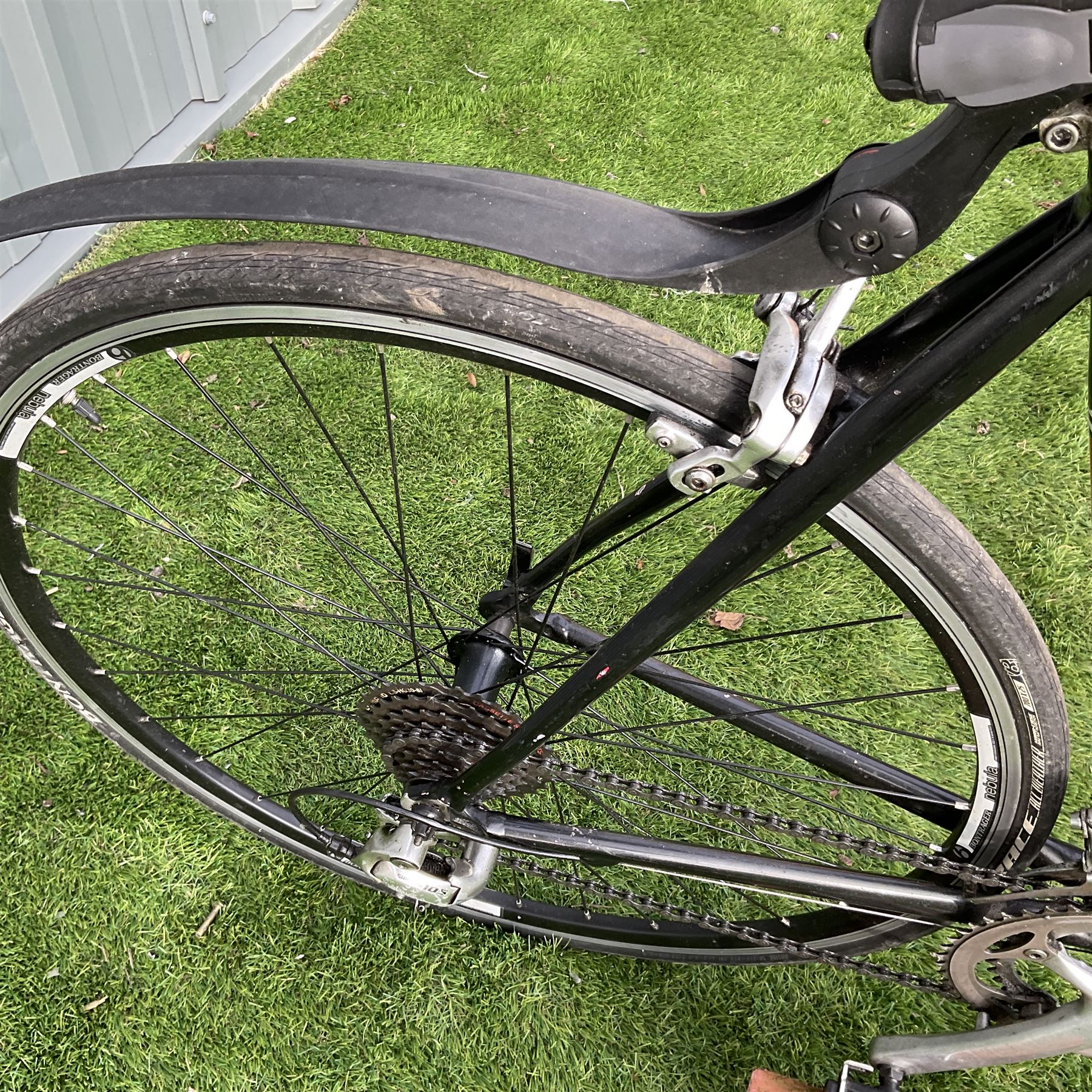 Lemond Reno retro road bike, carbon forks, 16 gears, padded brakes, Shimano gear shifters, medium frame - THIS LOT IS TO BE COLLECTED BY APPOINTMENT FROM DUGGLEBY STORAGE, GREAT HILL, EASTFIELD, SCARBOROUGH, YO11 3TX