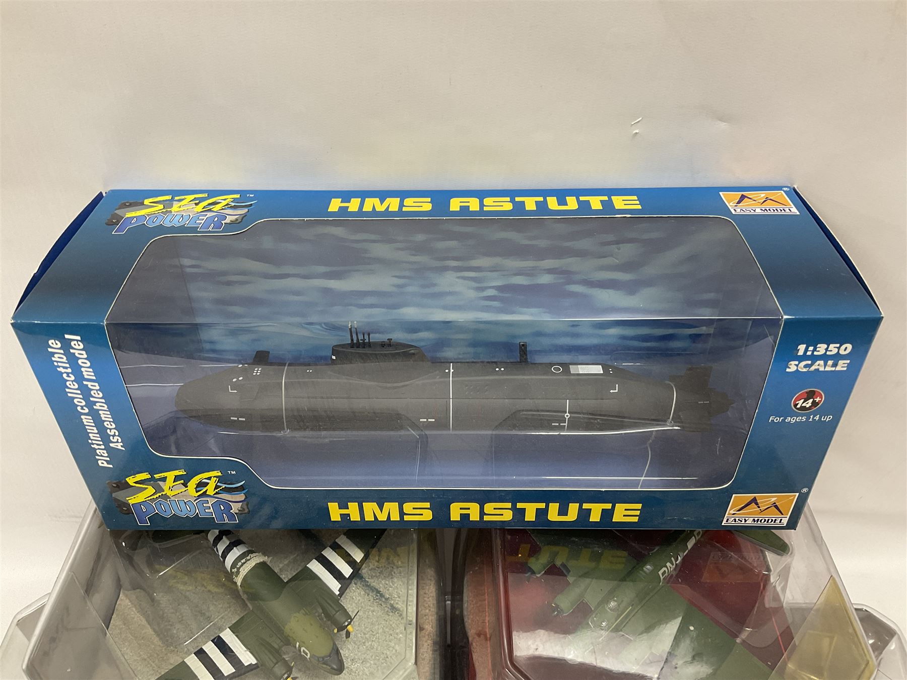 Corgi - five die-cast models of WW2 aircraft; and five models of warships; all boxed (10)