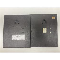 Nine Lilliput Lane framed wall plaques, including Fell View, Battleview, Catslide Cottage, Ashdown Hall and Shannon's Bank, together with three smaller circular framed Lilliput Lane plaques