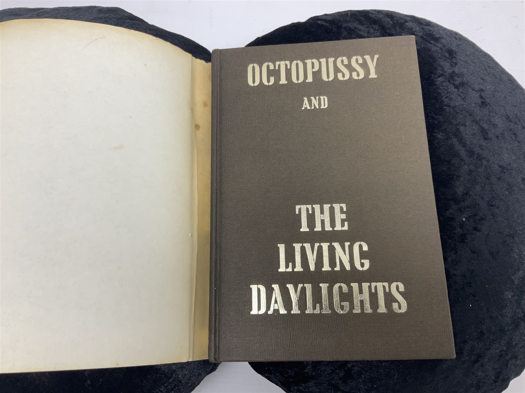 Ian Fleming: Octopussy and The Living Daylights. 1966 First edition with dustjacket; together with From Russia With Love. Book Club edition with dustjacket (2)