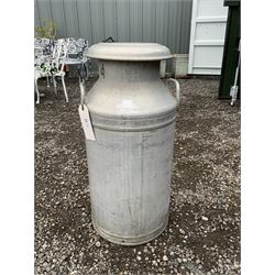 Aluminium milk churn - THIS LOT IS TO BE COLLECTED BY APPOINTMENT FROM DUGGLEBY STORAGE, GREAT HILL, EASTFIELD, SCARBOROUGH, YO11 3TX