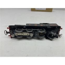 Hornby Dublo - 3-rail - Class N2 0-6-2 locomotive No.9596 in LNER green; and Class N2  0-6-2 tank locomotive No.6917 in LMS black with serif letters; together with a 2-rail Class N2 0-6-2 tank locomotive No.69550; each in unassociated box (3)