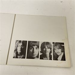 The Beatles White album vinyl record, with side opening gatefold sleeve, Apple Records, Stereo, SLPEA-1007 and 1008, YEX 710, 711 and 712