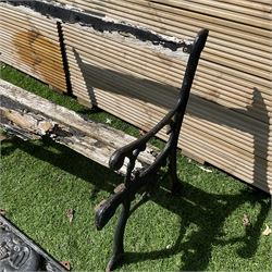 Cast iron child’s garden bench, for restoration - THIS LOT IS TO BE COLLECTED BY APPOINTMENT FROM DUGGLEBY STORAGE, GREAT HILL, EASTFIELD, SCARBOROUGH, YO11 3TX