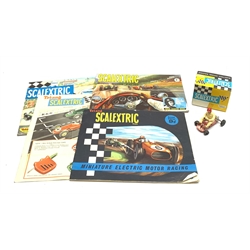 Scalextric - 1960s go-kart, boxed with internal packaging; and four early catalogues comprising first edition January 1960, second edition, fourth edition and seventh edition (5)