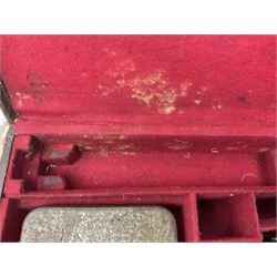 W.W. Greener 12-bore side-by-side double barrel non-ejector shotgun, with 76cm barrels, side safety, engraved lock, figured walnut stock with chequered grip and fore-end, no.33408, 120.5cm overall; in fitted canvas covered case with tools and accessories including .22 12-bore dog training device. SHOTGUN CERTIFICATE REQUIRED.