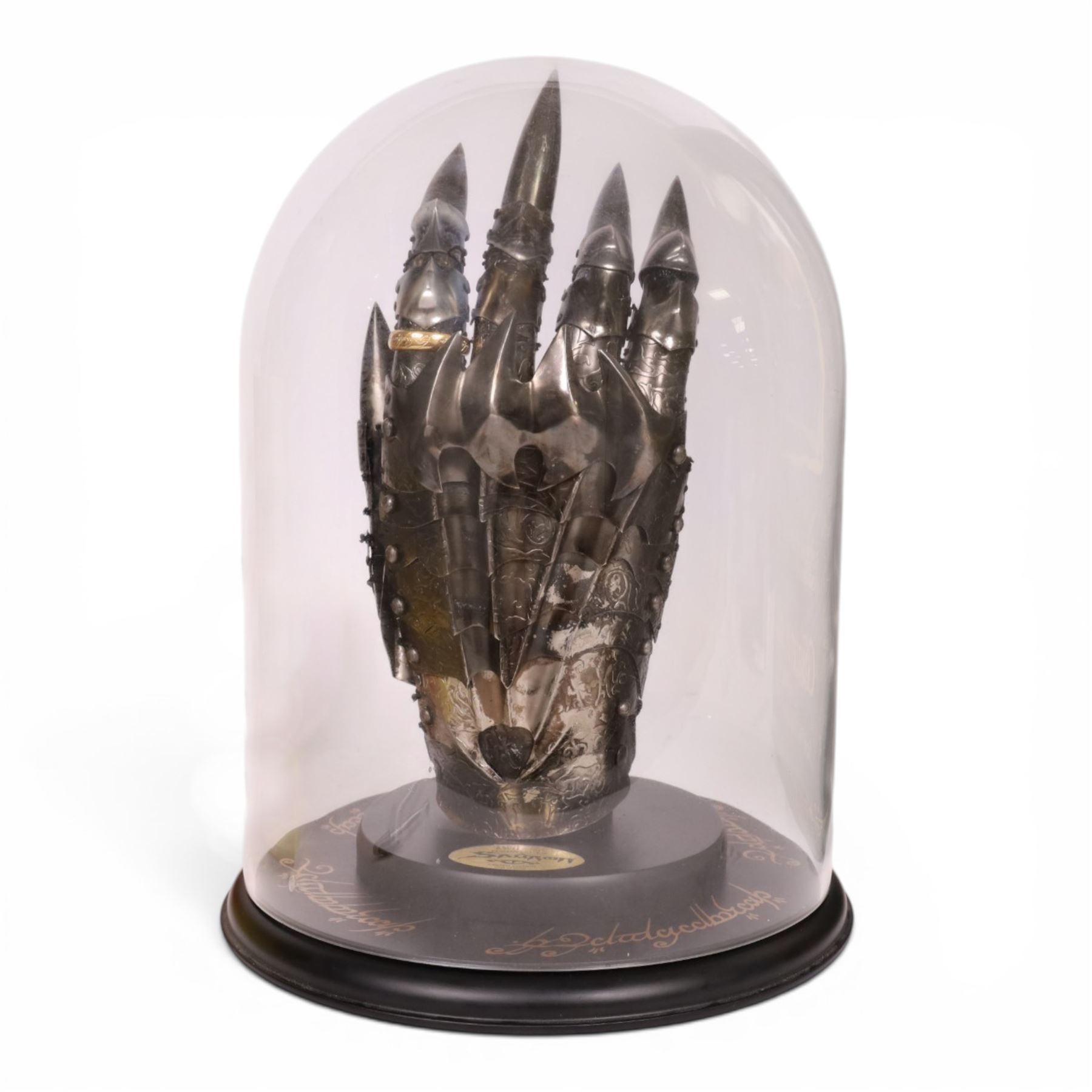 United Cutlery limited edition Lord of the Rings 'Gauntlet of Sauron' no. UC1411, with glass dome, boxed