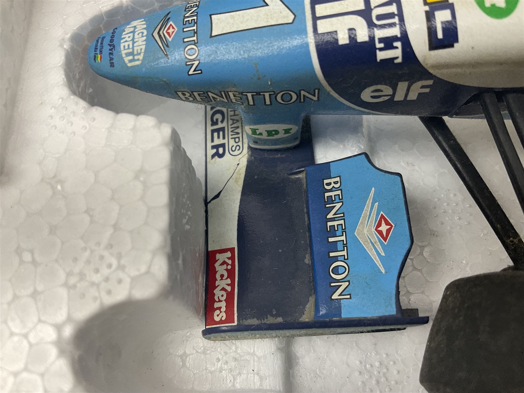 Four Paul's Model Art 1:18 scale Michael Schumacher Collection die-cast racing cars - Ferrari F310B; Ferrari F310/2; Benneton Renault B195; and Ferrari F300; all boxed (4)