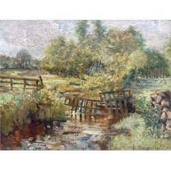English School (20th century): 'Drop Gate - Duncombe Park' oil on canvas board unsigned, titled verso 35cm x 46cm