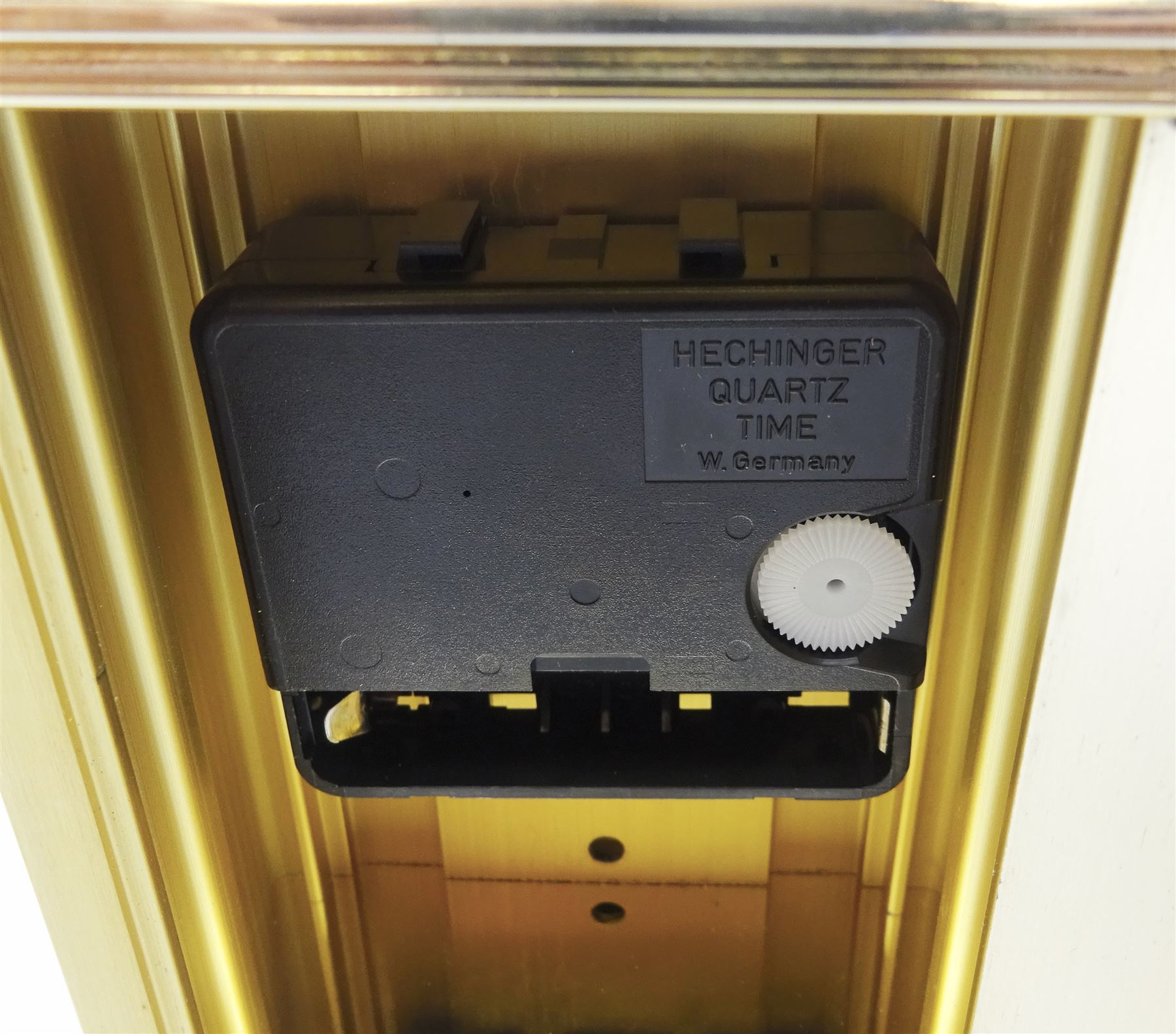 Pair of carriage clocks, commemorating record mining outputs at