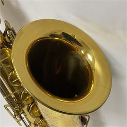 French Henri Selmer 1935 Radio Improved Tenor B flat Saxophone No 20344, with a velvet lined hard case
One of only 550 produced in that year