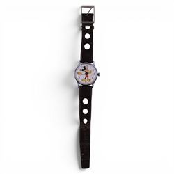 Walt Disney Production 'Mickey Mouse' stainless steel gentleman's manual wind wristwatch, ...