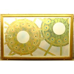 Richard Rush (British 1944-): 'One Moment', watercolour signed, titled and dated 1973 on exhibition label verso 79cm x 137cm