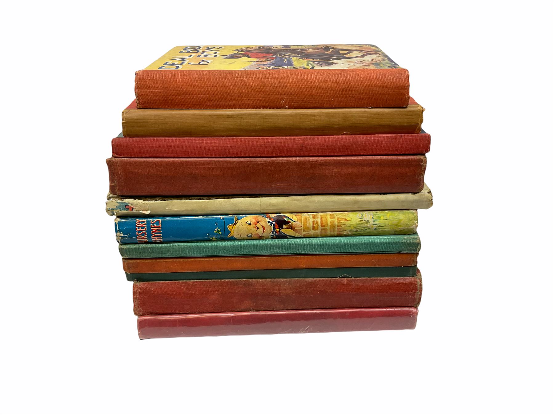 Thirteen illustrated children's books 1930s -1950s including The Magic-Beano Book 1945, Walt Disney's Pluto's Play-Time, Mr. Fox The Thief etc (13)