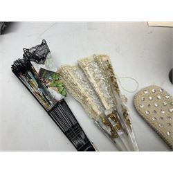 Three pairs of binoculars to include Enbeeco Concord and Bresser, Palestine police patch, framed pictures etc