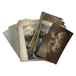 Collection of Prisoner Of War mail, including postcards, letters, envelopes, from French, Italian and other European prisoners, mainly from Germany prisoner of war camp at Stammlager  