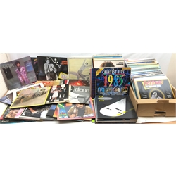  Quantity pop vinyl incl Kate Bush, Electric Light Orchestra, Prince, John Lennon, Beegees, Diana Ross, Toto, Blondie, Soft Cell, David Bowie, The Pretenders, and various other compilations, soundtracks, classical and country records  
