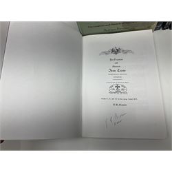 Excellent collection of twelve German Third Reich reference books including four by Adrian Forman - Guide to Third Reich German Awards and Documents, ........ Documents and Their Values. Volumes one and two. Both limited edition and signed by the author; and Bravery, Courage & Valour - Decorations and Awards of the Third Reich; D.E. Bowen: The Prussian & German iron Cross. Signed by the author; Ulric of England: Collecting Third Reich 'SS' and Political Cuffbands. Two volumes; Don Boyle: 'SS' Totenkopf H. Himmler Ring 1933-1945. 2nd printing. Signed by the author and inscribed to 'Adrian' (Forman); and four others (12)