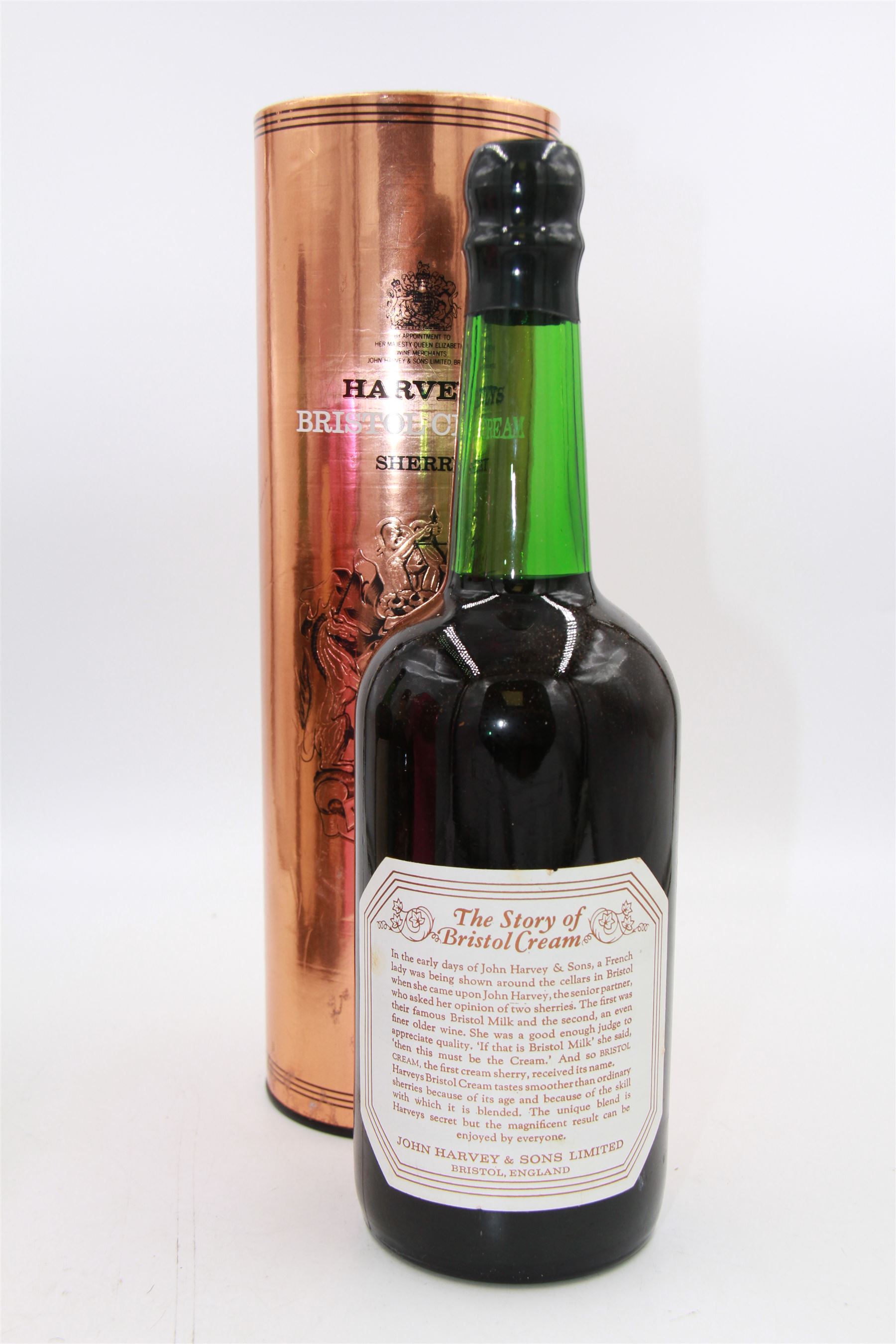 Mixed alcohol, comprising, three bottles of Harveys Bristol Cream Sherry, Harveys Bristol Milk Sherry, Croft very old pale cream sherry and Taylor's Trident port, various contents and proof  (6)