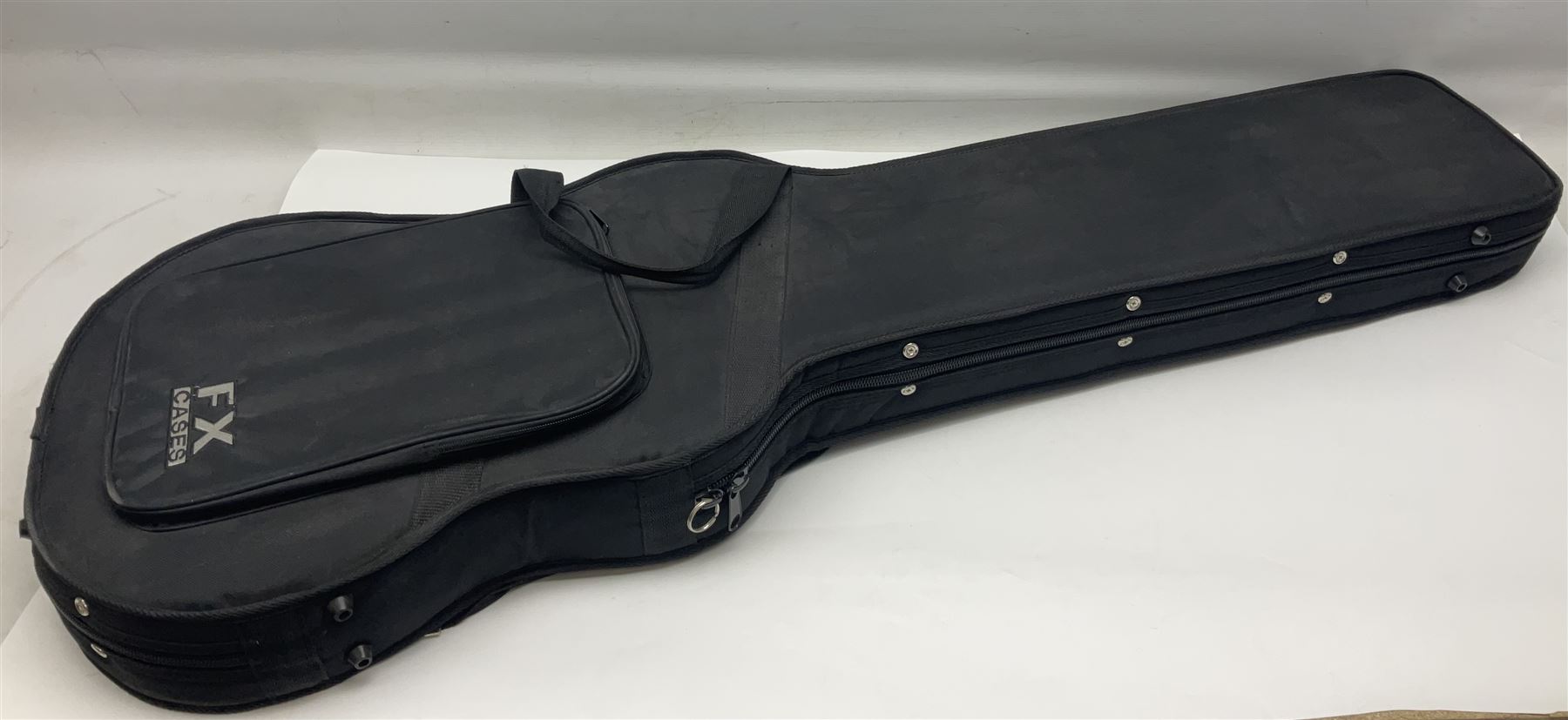 British hand-made mahogany electric guitar by 'JJ' luthier Dan Macpherson c2012 L95cm; in FX lightweight carrying case