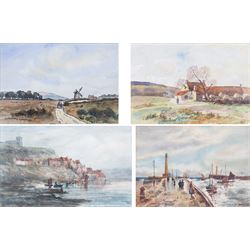 George Scarth French (British fl.1894-1910): View of Whitby, watercolour signed and dated ...