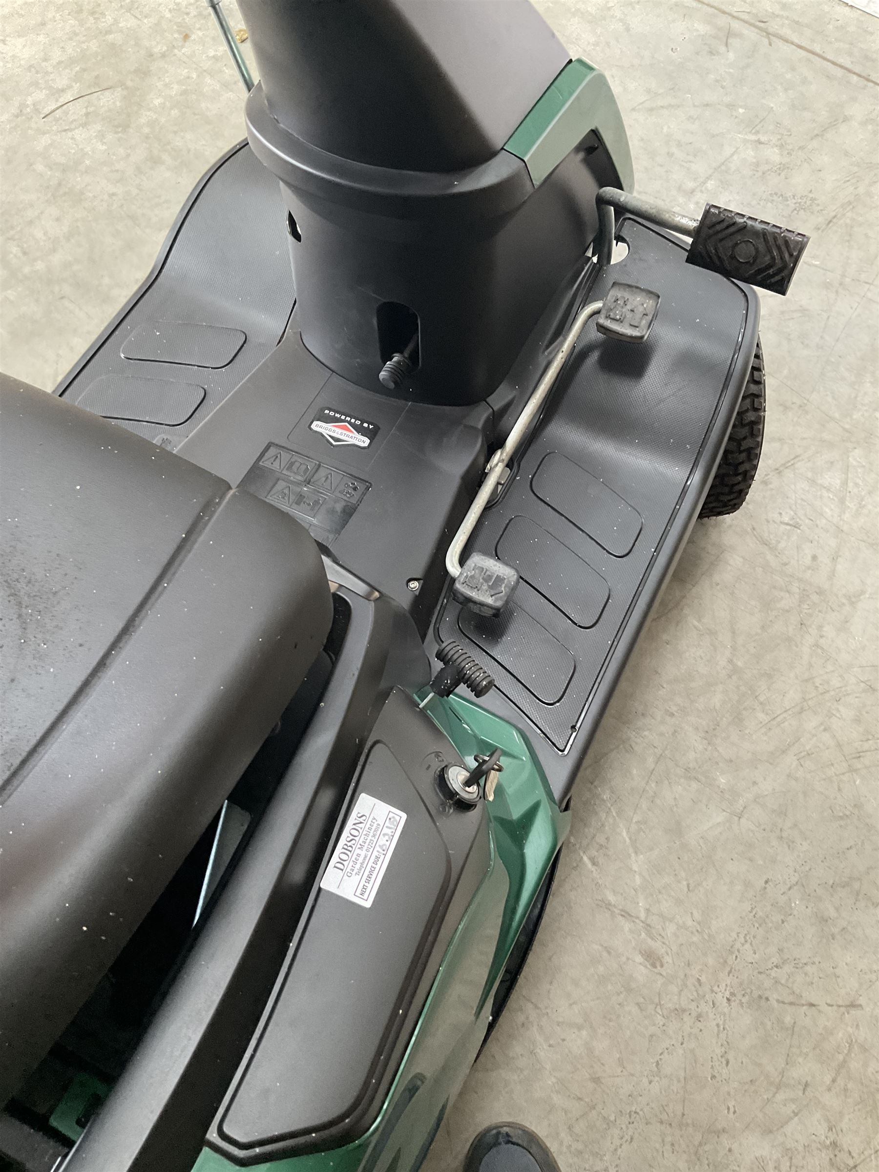 Atco Rider 27H petrol ride on lawnmower, very little use