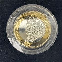 The Royal Mint United Kingdom 2012 ''Charles Dickens' silver proof piedfort two pound coin, cased with certificate