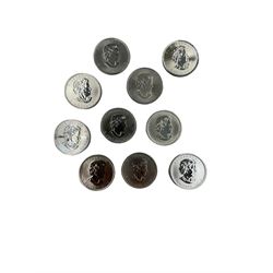 Ten Queen Elizabeth II Canada one ounce 