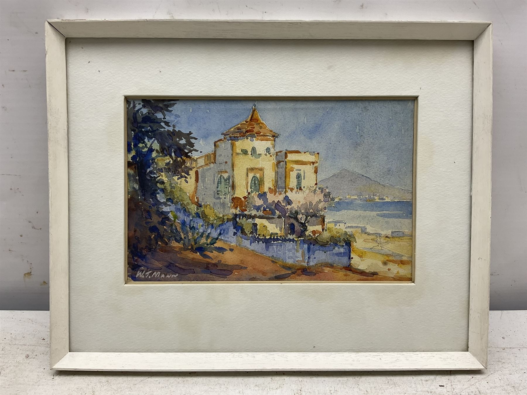 William J Mann (Scarborough early 20th century): 'The City Square Las Palmas' 'Gran Canaria' 'The Road to San Mateo' & 'Borganvillea Las Palmas' , set of four watercolours signed and one dated '32, 14cm x 22cm (4) 
Notes: Mann was a member of the Fylingdales Group of Artists and lived in Newby, Scarborough.