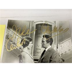 Dame Vera Lynn - collection of six signatures comprising TLS, album page and four colour photographs (including White Cliffs of Dover); signed photograph of John Mills; and signed photographs of film stars each with CoA including Bob Hope, Charlton Heston, Gene Autry, Sound of Music Julie Andrews and Christopher Plummer and Joanna Lumley