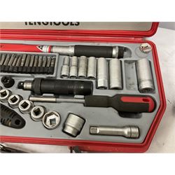 Mr Teng Tools 49 socket and spanner set in case (lacking 18mm), together with Dremel Multipro electric rotary tool