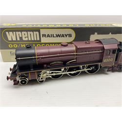 Wrenn '00' gauge - Class 6P (Royal Scot) 4-6-0 locomotive 'Royal Scot' No.6100 in LMS Maroon; smoke deflectors present but not fitted; boxed with instructions.
