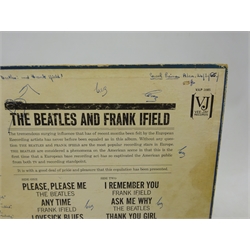  The Beatles & Frank Ifield on Stage, 33rpm LP Record, VEE-JAY  Records, No.VJLP1085, 64-3852, in sleeve and cover, dated in ink 26/7/66  