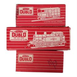 Large collection of Hornby Dublo 00 gauge locomotives and rolling stock, including no. 2206 0-6-0 Tank Locomotive BR Black, all boxed
