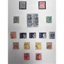 Australia New South Wales stamps, including 1850-4 various imperf issues, 1854-6 including five pence, six pence, one shilling etc, 1856-60 registered letter stamps, 1861-88 five shillings etc, housed on pages
