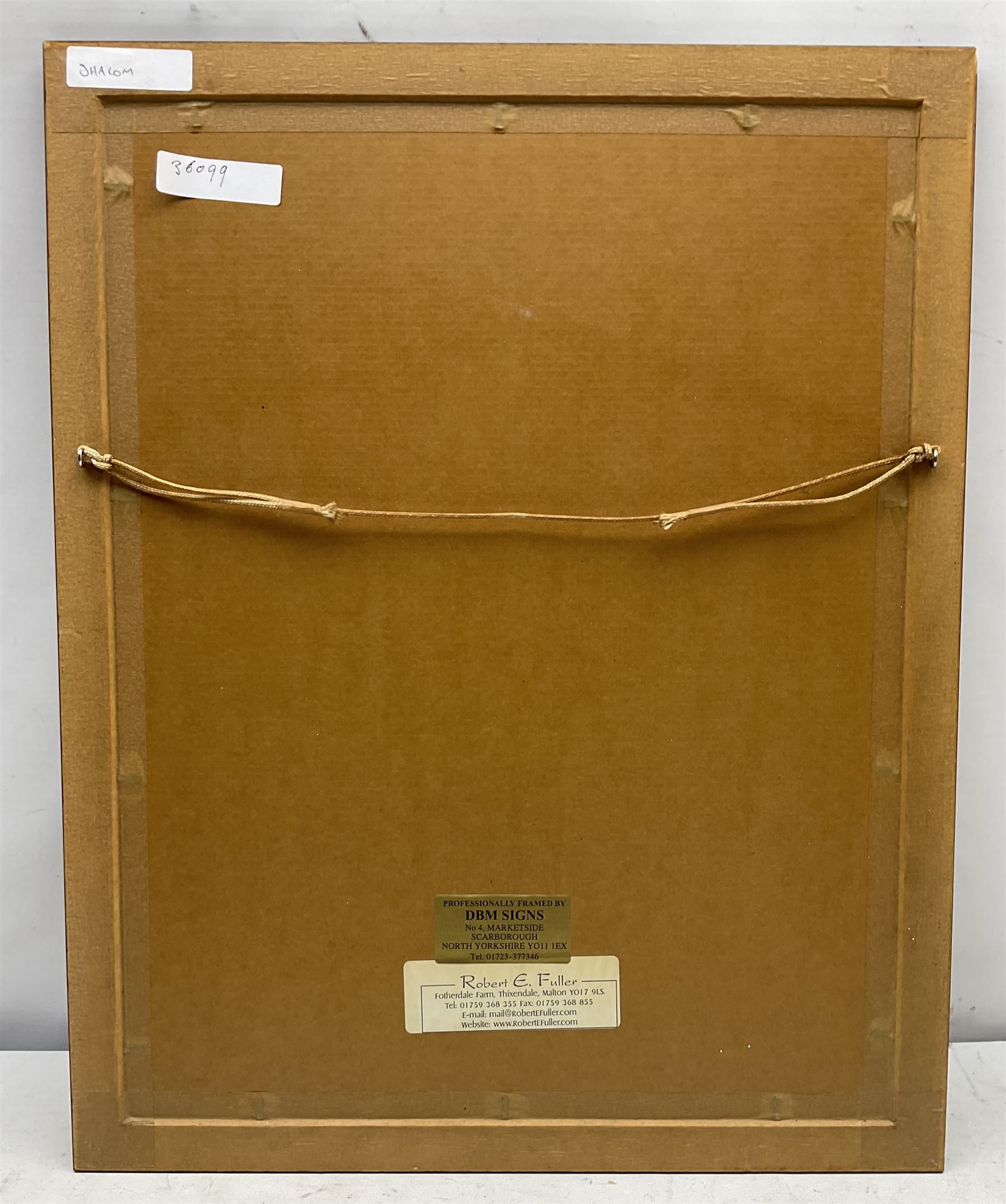 Robert E Fuller (British 1972-): Red Legged Partridges in Snow, limited edition colour print signed and numbered 15/850 in pencil 30cm x 22cm