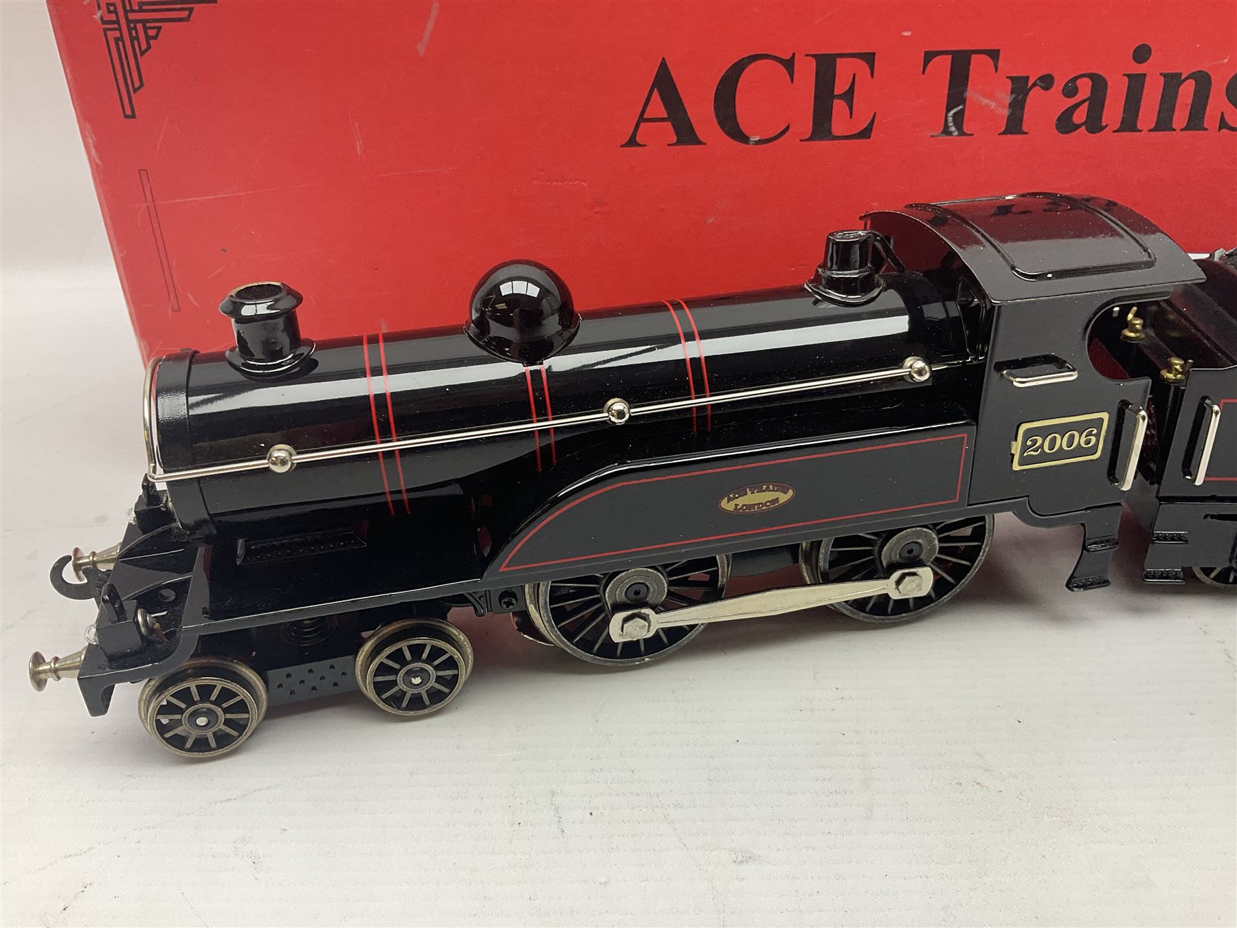 Ace Trains '0' gauge - E3 '2006 Celebration Class' 4-4-0 tender locomotive No.2006 in LMS black; boxed with original packaging and paperwork