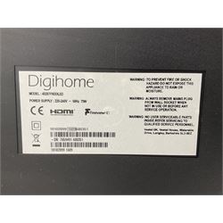 Digihome 43287FHDDLED television with remote 