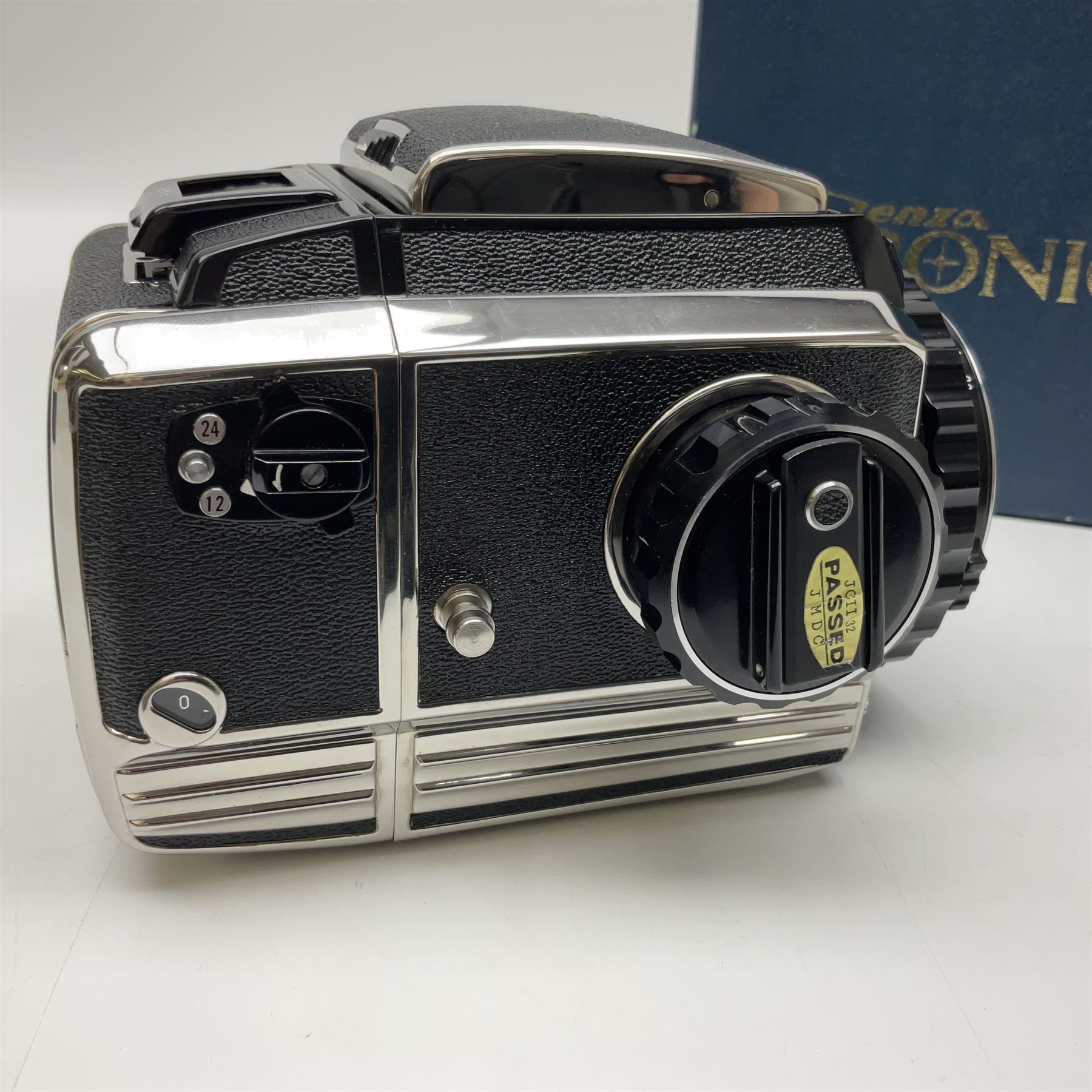 Bronica S2a, type 2 camera body, Serial no. CB152124, with 'Nikon NIKKOR-P 1:2.8 f=75mm' lens, serial no. 190143, in original box 